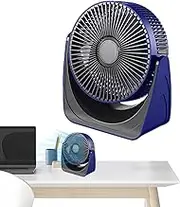 Quiet Desk Fan - Quiet Table Air Circulator Fans,Air Blower Portable Long Lasting Circulator Cooler for Bedroom Car Home Travel Indoor Outdoor