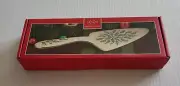 LENOX Dessert Server Cake/Pie Holiday Holly Design #800938 Porcelain