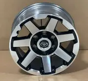 OEM Takeoff Set of 4 17 x 7.5 Toyota 4Runner FJ Cruiser Black Machined Wheels (for: Toyota)