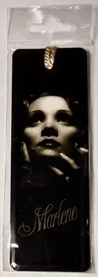 Vintage Nostalgic Art Marlene Dietrich German Actress Metal Bookmark Germany NEW