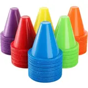 120 Pack 3 Inch Mini Agility Training Cones for Kids Soccer Basketball Football