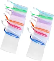 Healeved 40 Pcs Soap Foaming Net Soap Hanging Soap Maker Soap Soap Saver Pocket Soap Foaming Soap Net Soap Saver Pouch Shower Foaming Nets