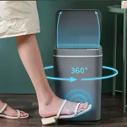 AGSIVO 16L Smart Induction Touchless Trash Can Waste Bin With Motion Sensor and Rechargeable Battery For Kitchen Bedroom