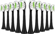 Replacement Toothbrush Heads for Philips Sonicare：10 Pack Soft Replacement Electric Brush Head Compatible with Phillips Sonicare Plaque Control Snap-on(with Protective Cover)