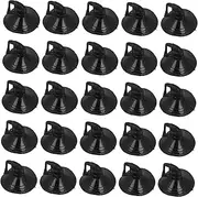 Generic 100pcs Sun Visor Suction Cup Car Window Shades Car Shade Suction Cups Sun Visor for Car Window Visor 38mm Window Sunshade Cup Suction Cup Rings Glass Mushroom Suction Cup PVC Black