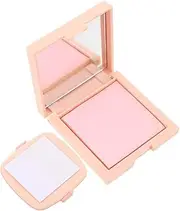 WRITWAA Facial Oil Blotting Paper with Powder Puff Mirror Oil Control Sheets for Oily Skin for Daily Use Travel Cleanses Maintains Skin Includes Built Mirror