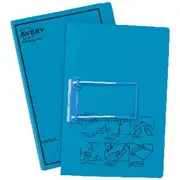 Avery Foolscap Tubeclip File Blue