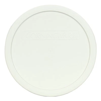 Corningware 1.5qt French White Plastic Lid Dishwasher Safe for Microwave Use
