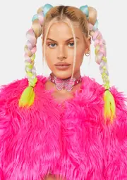 [Neva Nude] Multicolor Glow In The Dark Braid