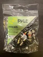 Pyle Dual 5ft Professional Audio Link Cable XLR Female to RCA Male (PPRC-X05)