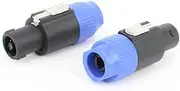 ETHZZLE Loudspeaker Connectors Set 4pcs Audio Connectors Speaker Accessories for Studios Ktvs Connections