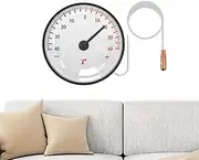 Liquid Thermometer - Thermometer |Indoor Thermometer | Vapor Capillary Refrigeration Thermometer, 56inch Capillary, -40/40°C Temperature Range,Indoor Thermometer for Refrigerators