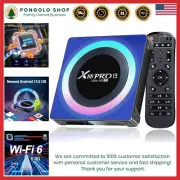 Android TV Box 2024 - 4GB RAM, 64GB Storage, 8K Ready with Chromecast & Miracast