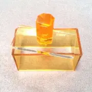 Orange Octagon Handle Orange Sushi Maker Acrylic Press Musubi NonStick