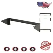 Versatile 3U Wall Mount Rack for Servers - 19 Inch Lightweight Design in Black