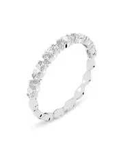 Swarovski Matrix Marquise Cut Stack Ring in Rhodium Plated