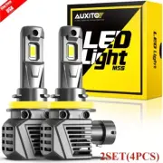 H11 LED Headlight Bulb Kit High Low Beam 100W 50000LM Super Bright 6500K White (for: Smart)