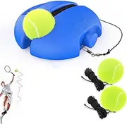 Hitback Tennis Trainer – Rebound Ball Tennis Training Kit with 3 Replacement Balls, Solo Practice Equipment for Beginners, Portable Tennis Buddy Rebounder for Skill & Coordination Training