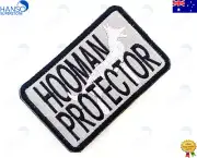 Hooman Protector Embroidered Hook & Loop Military Combat Patch Flag K9 Dog AU