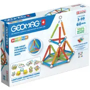 Geomag Magnetic Supercolor Recycled 60 Pieces
