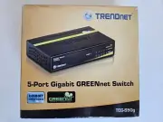TRENDnet 5-Port Gigabit GREENnet Switch, (TEG-S50g)