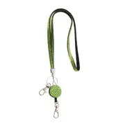 Retractable Pull Badge ID Lanyard Name Card Holder Neck Strap Lightweight Necklace Hanging Rope Reels Key Ring Clips