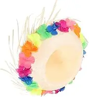 Hawaiian Chicken Coop Cap Decorative Beach Hat for Women Sun Protection Cap Wide Brim for Outdoor Activities