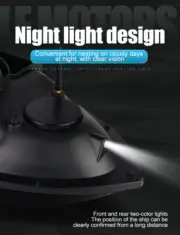 High Speed RC Fishing Bait Boat 3 Individual Cabin Night Light Nesting Lure Boat