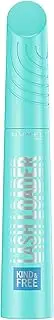 Rimmel Kind & Free Lash Loader, Black, Mascara, Volumising Mascara, Mascara for Sensitive Eyes, Buildable, Ophthalmologist Tested, Vegan Formula, 9.5ml