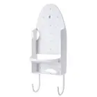 Over Door IRONING BOARD HANGER Hook Iron Holder Laundry Storage Rack Caddy Shelf