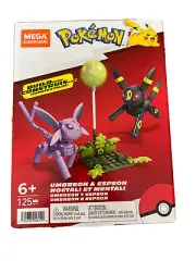 MEGA Construx - Pokemon Buildable Figures 2-Pack - UMBREON & ESPEON (125 Pieces)