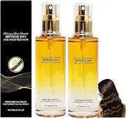 Conditioning Oil Spray Scalp & Hair Strengthener Leave-ln Conditioner Comforting, Nourishing Hairoil Improve Dry and Frizzy for Women (2PCS)