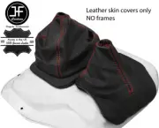 RED STITCH LEATHER GEAR BOOT & 4WD BOOT FITS TOYOTA LAND CRUISER 75 SERIES (for: Toyota)