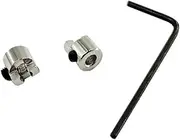 Gracilaria 2PCS RC Boat Stainless Steel Propeller Drive Dog Shaft for RC Ship DIY Model Boat Parts (3.17mm)
