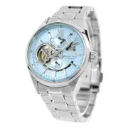 ORIENT STAR RK-AV0127L Automatic Watch Men's Limited Analog Ice Blue Skeleton