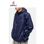 小野人GRAMICCI PACKABLE WINDBREAKER連帽速乾透氣抗撕裂細格機能 輪廓休閒街頭外套