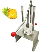85mm Manual Pineapple Corer Slicer Cutter Peeler Stainless Steel 600pcs /H