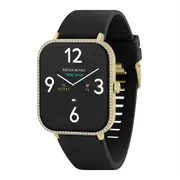 Reflex Active Series 23 Smart Watch with Gold Stone Case and Black Straps