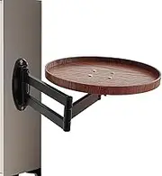 Wall Mounted Table | Rotating Space Saving Table | Retractable Floating Desk, Fold Down Wall Stand for Living Room, Bedroom, Study