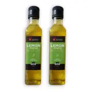 2x Australian Bush Spices 250ml Cooking Olive Oil infused w/ Lemon Myrtle Bottle