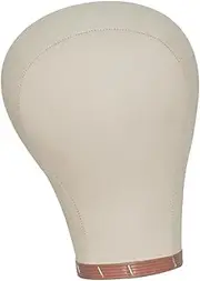 Garende Canvas Mannequin Head Manikin Wig Display Stand Canvas Block Head for Making Wigs , 21inch