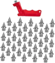 [Toddmomy] 2 Sets Shoe Spikes Shoes Replacement Spikes Sprinting Shoes Nails Party Supplies Running Shoes Spike 1/4 Inch Spikes 3 Legged Race Nails Tools Hard Steel Golf Shoes Track