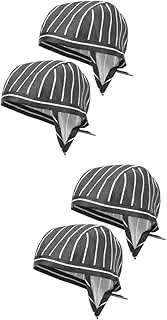 [BESTYASH] Sets Catering Cooking Hats Chef Hats Logo for Waiters Waitresses Barbecue Kitchen Uniform Pcs