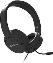 Multimedia Headset with ANC & Noise Cancelling Boom Mic -Black