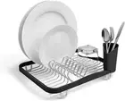 330065-744 Sinkin Drying Rack- Dish Drainer Caddy with Removable Cutlery Holder