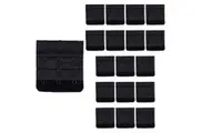 18 Pack Triumph 3 Hook Bra Band Extender Extension Clip On Band Strap Black Bulk