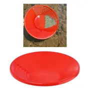 Gold Pan Nugget Mining Dredging Prospecting Wash Gold Panning Tool Red For