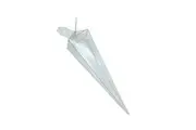 100 Pack of Clear Pyramid Triangle Shaped Small Clear Gift Box - Bomboniere Jewelry Gift Party Favor Model Candy Chocolate Soap Box