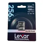 雷克沙 LEXAR SILVER PLUS 256GB UHS-I SDXC 記憶卡 (205MB/S)(平行進口)