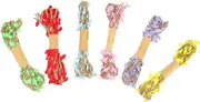 6Pcs DIY Rope with Artificial Leaves for Rustic Decor for Weddings Parties Indoor Outdoor Crafting Create Natural Atmosphere with Faux Foliage